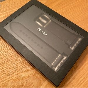 Black Leather Apple Watch Band